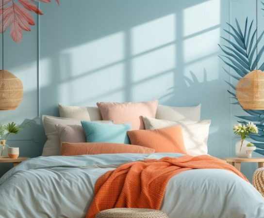 Donnez une ambiance chaleureuse à votre chambre avec des papiers peints tendance et originaux